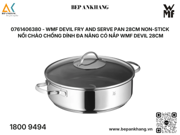 0761406380 - Nồi Chảo Chống Dính Đa Năng Có Nắp WMF DEVIL 28cm